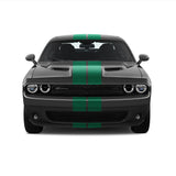 Dual 8" Racing Stripes [17"] fits Dodge Challenger 2008 to 2022