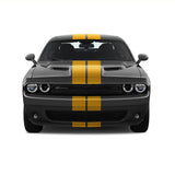 Dual 8" Racing Stripes [17"] fits Dodge Challenger 2008 to 2022