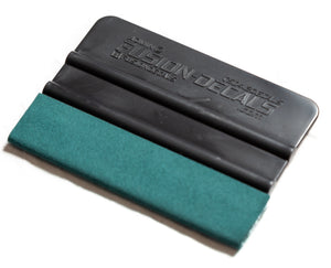 Black Squeegee 10 cm. (4) with Felt