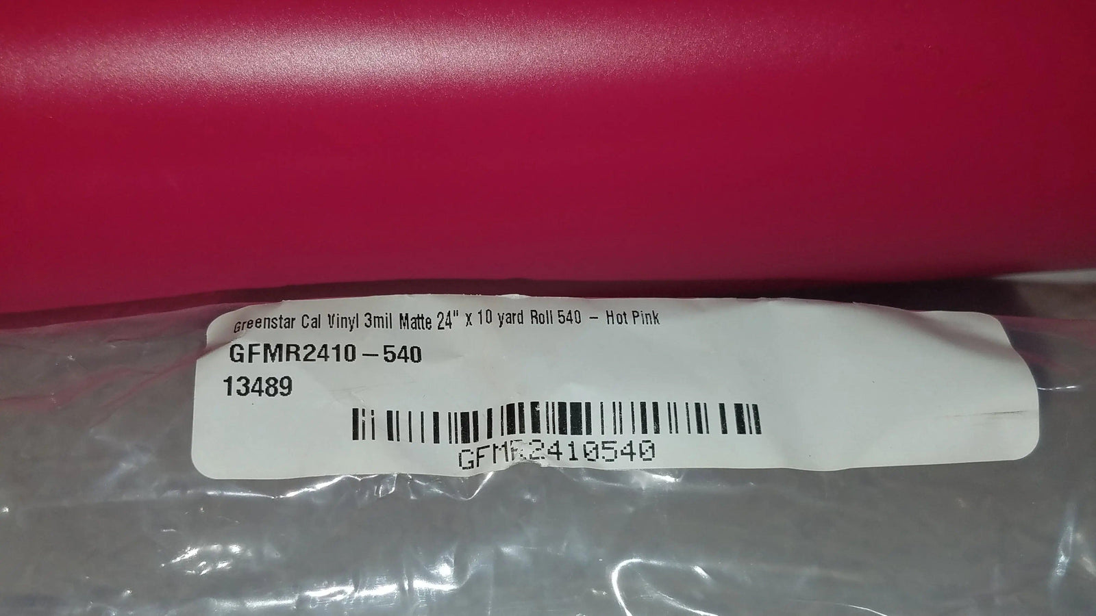 Hot Pink - GreenStar Indoor Vinyl - Matte Removable Calendered Film 24