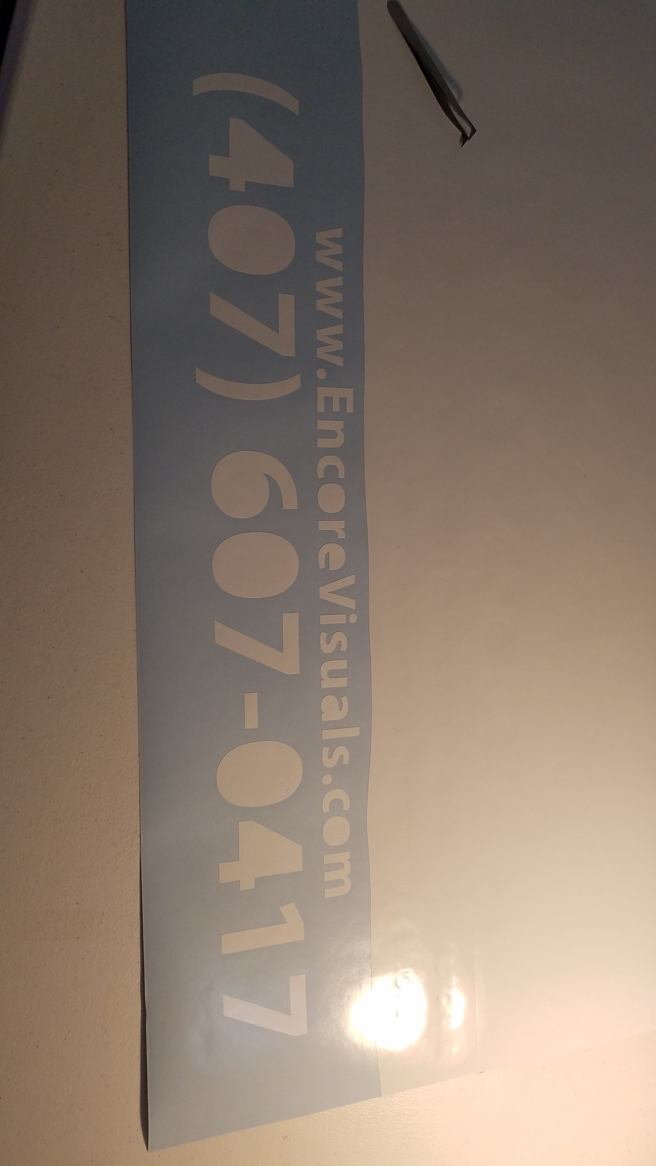 Rear Window Decal - CUSTOM ENCORE_VISUAL Fusion Decals