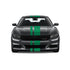Dual Racing Stripes [3x] 3", 2", 8" x 74" - Vinyl Decals - Fits All Vehicles Fusion Decals