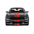 Dual Racing Stripes [3x] 3", 2", 8" x 74" - Vinyl Decals - Fits All Vehicles Fusion Decals