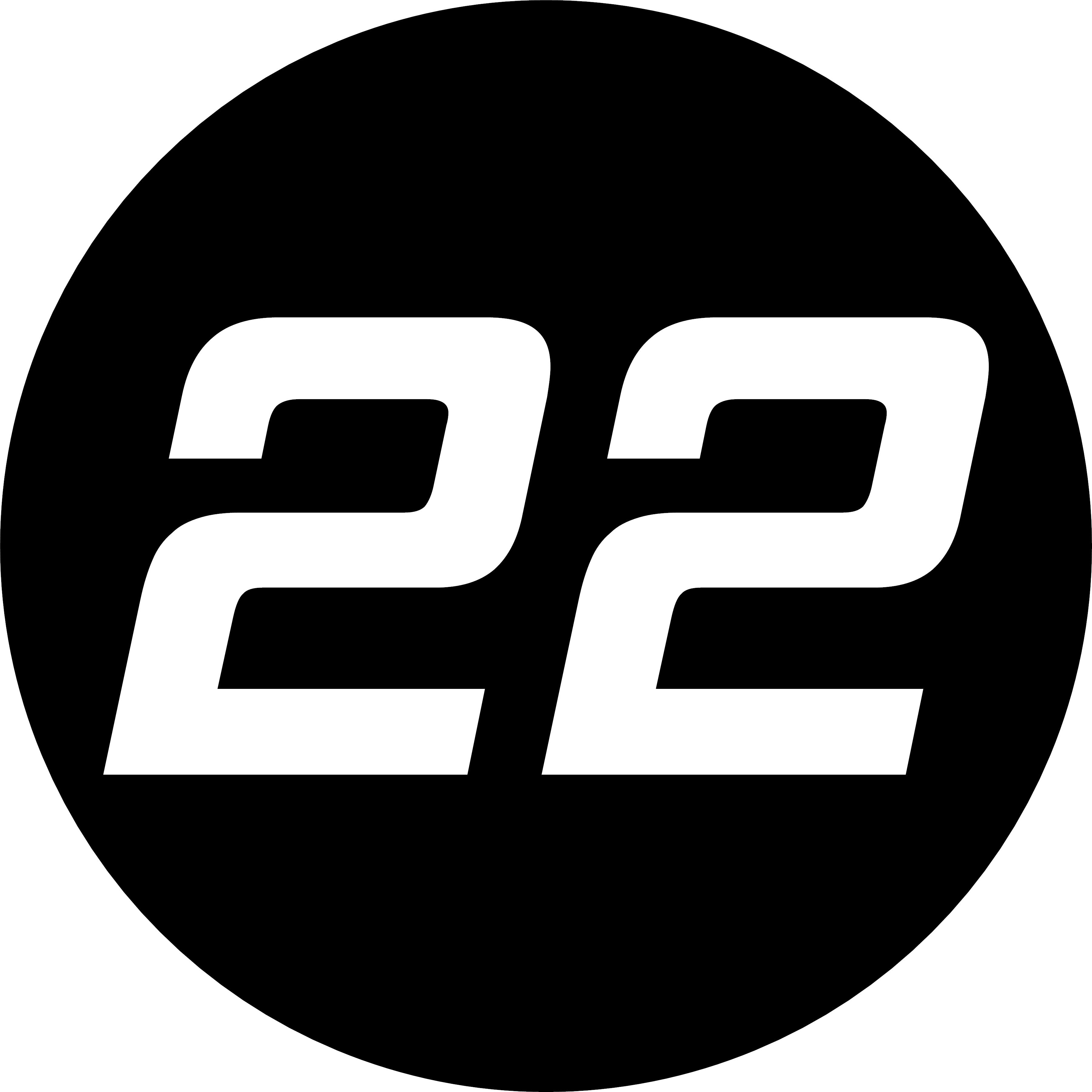 12" Road Coarse Decal - Vehicle #22 (PAIR) Fusion Decals