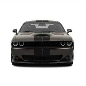 Dual 8" Racing Stripes Self Healing fits Dodge Challenger SRT 2008 to 2022