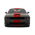 Dual 8" Racing Stripes Self Healing fits Dodge Challenger SRT 2008 to 2022
