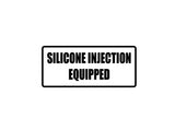 Silicone Injection Equipped Outdoor Vinyl Wall Decal - Permanent