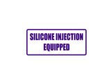 Silicone Injection Equipped Outdoor Vinyl Wall Decal - Permanent