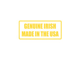 Genuiine Irish Made in the USA Outdoor Vinyl Wall Decal - Permanent