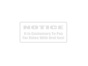 NOTICE its customary to pay with oral! Outdoor Vinyl Wall Decal - Permanent - Fusion Decals