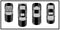 Dual Racing Stripes [3x] .75" , 2", 24" x 74" - Vinyl Decals - Fits All Vehicles Fusion Decals