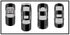Dual Racing Stripes [3x] .75" , 2", 24" x 74" - Vinyl Decals - Fits All Vehicles Fusion Decals