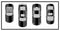 Dual Racing Stripes [3x] 4" , 2", 18" x 74" - Vinyl Decals - Fits All Vehicles Fusion Decals