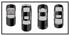 Dual Racing Stripes [3x] 4" , 2", 18" x 74" - Vinyl Decals - Fits All Vehicles Fusion Decals