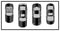 Dual Racing Stripes [3x] 3" , 2", 18" x 74" - Vinyl Decals - Fits All Vehicles Fusion Decals