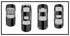 Dual Racing Stripes [3x] 3" , 2", 12" x 74" - Vinyl Decals - Fits All Vehicles Fusion Decals