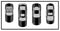 Dual Racing Stripes [3x] 1" , 2", 24" x 74" - Vinyl Decals - Fits All Vehicles Fusion Decals