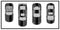 Dual Racing Stripes [3x] 5" , 2", 12" x 74" - Vinyl Decals - Fits All Vehicles Fusion Decals