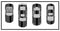 Dual Racing Stripes [3x] 1" , 2", 12" x 74" - Vinyl Decals - Fits All Vehicles Fusion Decals