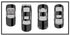 Dual Racing Stripes [3x] 1" , 2", 12" x 74" - Vinyl Decals - Fits All Vehicles Fusion Decals