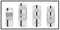 Dual Racing Stripes [3x] 6" , 2", 2" x 74" - Vinyl Decals - Fits All Vehicles Fusion Decals