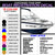 Customize Your Boat Registration Decal - Choose Size & Color & Font - Free Squeegee (PAIR) Fusion Decals