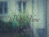 Bath Time   Car or Wall Vinyl Decal - Fusion Decals