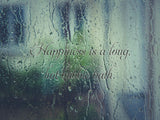Happiness is a long, hot bubble bath.   Car or Wall Vinyl Decal - Fusion Decals