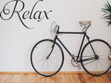 RELAX Car or Wall Vinyl Decal - Fusion Decals