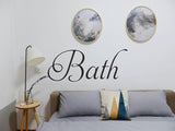 Bath Car or Wall Vinyl Decal - Fusion Decals