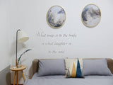 What soap is to the body is what laughter is to the soul Car or Wall Vinyl Decal - Fusion Decals