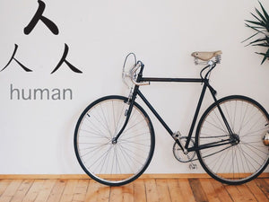 Human Style 01 Kanji Symbol Character  - Car or Wall Decal - Fusion Decals
