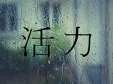 Vitality Kanji Symbol Character  - Car or Wall Decal - Fusion Decals