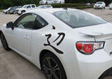 Along Style 04 Kanji Symbol Character  - Car or Wall Decal - Fusion Decals