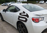 Base Style 03 Kanji Symbol Character  - Car or Wall Decal - Fusion Decals
