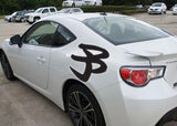 Beforehand Style 03 Kanji Symbol Character  - Car or Wall Decal - Fusion Decals