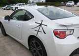 Book Style 05 Kanji Symbol Character  - Car or Wall Decal - Fusion Decals