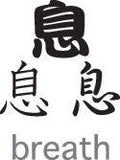 Breath Style 01 Kanji Symbol Character  - Car or Wall Decal - Fusion Decals