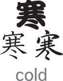 Cold Style 01 Kanji Symbol Character  - Car or Wall Decal - Fusion Decals