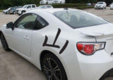Mount Style 04 Kanji Symbol Character  - Car or Wall Decal - Fusion Decals