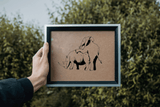 Animal TBD Style 236 Vinyl Wall Car Window Decal - Fusion Decals