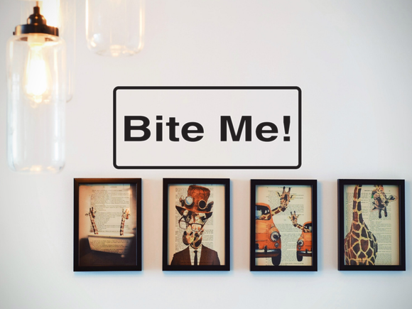 Bite Me! Wall Decal - Removable - Fusion Decals