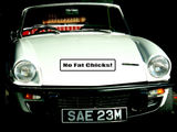 No fat chicks! Wall Decal - Removable - Fusion Decals