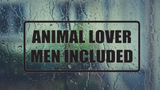 Animal lover men included Wall Decal - Removable - Fusion Decals