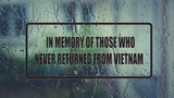 In memory of those who never returned from vietnam Wall Decal - Removable - Fusion Decals