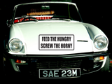 Feed the hungry screw the horny Wall Decal - Removable - Fusion Decals