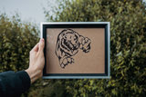 Big Cat Style 46 Vinyl Wall Car Window Decal - Fusion Decals