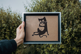 Black Cat Style 1 Vinyl Wall Car Window Decal - Fusion Decals