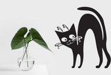 Black Cat Style 3 Vinyl Wall Car Window Decal - Fusion Decals