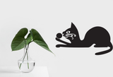Black Cat Style 4 Vinyl Wall Car Window Decal - Fusion Decals